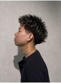 テーパーフェードスパイキーショート