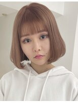 ティア(Tia.) 縮毛矯正/髪質改善トリートメント/ミディアムヘア/グレージュ