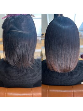 スープル オザキヤマ(SOUPLE.ozakiyama) 【髪質改善x縮毛矯正】SILKストレート