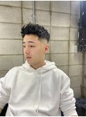 海外風ジェットモヒカンスタイル