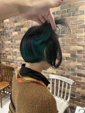 ヴァーグバイトリ(vague by tori) インナーカラー☆