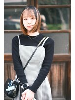 ディア(.eer)&nbsp;【.eer/ディア】ぱつっとボブ×アンブレラミルクティー