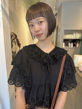 ソラス(SOLAS) つるんとボブ×ミルクティーベージュ