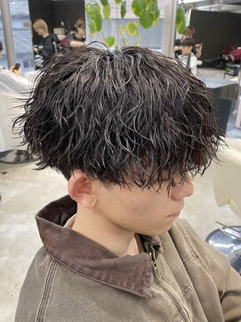 エデアンルクラ 下通(EDEAN Leclat) 熊本メンズパーマ ツイスパ 波巻き マッシュ MEN'S HAIR