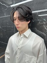 サイン メンズ 表参道(SIGN men's)&nbsp;フェザーパーマダウンパーマニュアンスパーマセンターパート