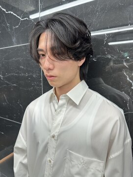 サイン メンズ 表参道(SIGN men's) フェザーパーマダウンパーマニュアンスパーマセンターパート
