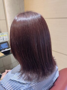 エム インターナショナル 春日部本店(EMU international) 白髪もおしゃれにモーブブラウン