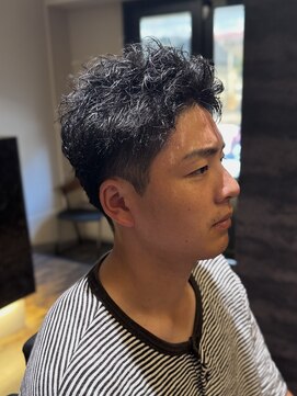 エクファフォーメン(EX-FA FOR MEN) サーフカール/スパイキーショート/ブルーブラック/瀬田