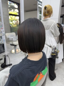 ビューブルー 亀戸錦糸町(VIEW BLUE) 美髪シアーカラー髪質改善レイヤーカット切りっぱなしボブ