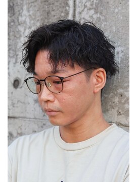 ハニー(HONEY) 縦落ちツイスパ/ツイストスパイラルパーマ/岡崎メンズパーマ