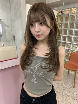 ペレ アネックス 大阪梅田茶屋町店(PELE ANNEX) ミディアムヘア/暗めカラー/グランマッシュ/梅田