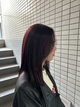 韓国顔まわりレイヤーカットグレージュオリーブベージュブラウン