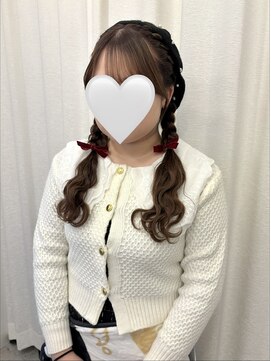 ボタン ハカタ(VOTAN hakata) 【votan sanae】ツインアレンジ/編み込みアレンジ/liveヘアメ