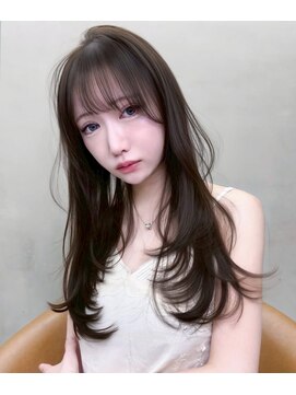 サイン 表参道(SIGN) 20代30代お洒落♪レイヤーカット韓国ヘアーグレージュカラー