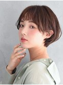 20代30代40代大人かわいい小顔ハンサムショートボブ