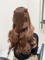 リゼル ユア 渋谷(RISEL YUA)&nbsp;『ブリーチなし』ミルクティーブラウンのロングヘア