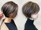 マグサロンギャラリー(Mag salon gallery)の写真/生え始めた白髪…Magなら、ファーストグレイの方にも◎しみない×デザインカラーと混ぜて色味を楽しめます!