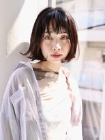 メゾンデエムスラッシュ センター北(Maison des M.SLASH) 切りっぱなし/ぱっつん/前下がり/アッシュブラウン
