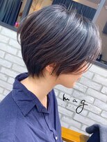 アヴァロン(AVALON)&nbsp;【mag  ginza】黒髪でも重くない丸みショートボブ