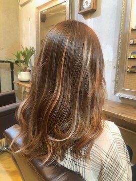 ラグシス ザ ヴィンテージ(LUXIS THE VINTAGE) 【シールエクステ】ライトグレー＆ピンクブラウンハイライト