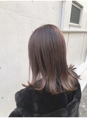 大人カラー/ミディアム/外ハネ