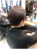 丸みショートボブ　正木ゆかり