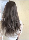 ロング×ミントベージュ