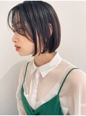 切りっぱなしボブ