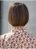 前髪あり大人ショートボブ20代30代40代【AIN.表参道】川原大地