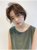 【DAISUKE】センターパートショートカット -天神 今泉 薬院-