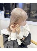 【辻快樹】ケアブリーチ/ミルクティーベージュ