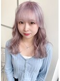 ダブルブリーチ　ペールトーンピンク　ピンクバイオレット