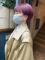 マギーヘア(magiy hair)&nbsp;magiyhair【nico】ショートヘア　下北沢　ブリーチバイオレット