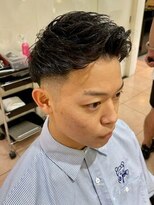 ディスイズバーバーサード(THIS IS BARBER 3rd)&nbsp;ツーブロック　アップバング　束感ショート
