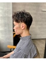 ソイクフ 四条大宮店(SOY-KUFU)&nbsp;【soy-kufu】MEN'S HAIR束感波巻きショートマッシュパーマ