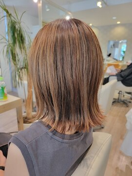ヘアーサロンハラダ 島田店(HAIR SALON Harada ) 外はねハイライトカラー