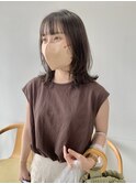 韓国ヘア似合わせレイヤーカット前髪顔周りカット大人美人