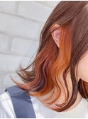 『inner purple』デザインカラー×インナーカラー 10代/20代