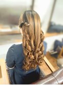 上品な大人女性に。。ハーフツイン♪