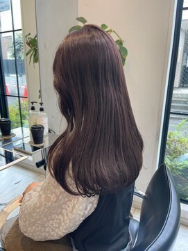 ガリカ 渋谷(Gallica) 【mami】大人かわいいロブヘアxラベンダーグレー<渋谷>