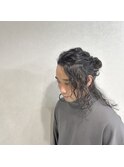 メンズハーフアップツイストスパイラル 横浜