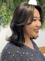 ビューブルー 亀戸錦糸町(VIEW BLUE)&nbsp;◎ 美髪カールグレージュエアリーセミディ似合わせ前髪