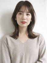 ガーデン オオタカノモリ(garden otakanomori)&nbsp;簡単スタイリング大人可愛いくびれミディアムレイヤー×前髪あり