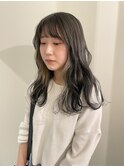 イヤリングカラー/ロング/レイヤー