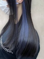 アース 錦糸町店(HAIR&MAKE EARTH)&nbsp;20代30代大人かわいい透明感★ネイビーイヤリングカラー