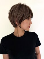 ネイロ バイ ジルブラン 葛西(NeiRo by JIL BLAN)&nbsp;ハイライト白髪ぼかしダブルカラーインナーカラーショートボブ