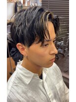 ヘアーメイク クーラ 行橋店(Hair make CURA)&nbsp;爽やかシークレットハイライトナチュラルパーマニュアンスパーマ