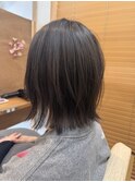 外はね×グレー系カラー