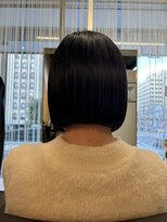 ジエクト ヴィシア(The Ect VIXIA) まとまるボブ 切りっぱなし 縮毛矯正 ストレートボブ 縮毛