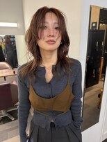 ステア メゾン(stir maison)&nbsp;小顔レイヤーカット/大人ウルフブラウン